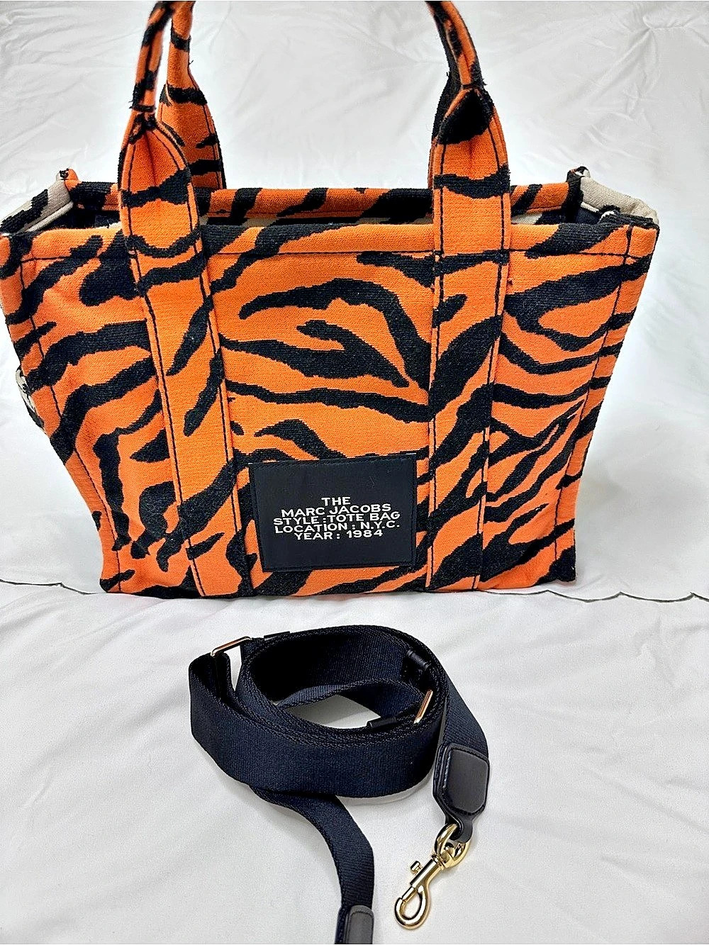 Marc Jacobs The Year of the Tiger Mini Traveler Tote Bag - Picture 2 of 8
